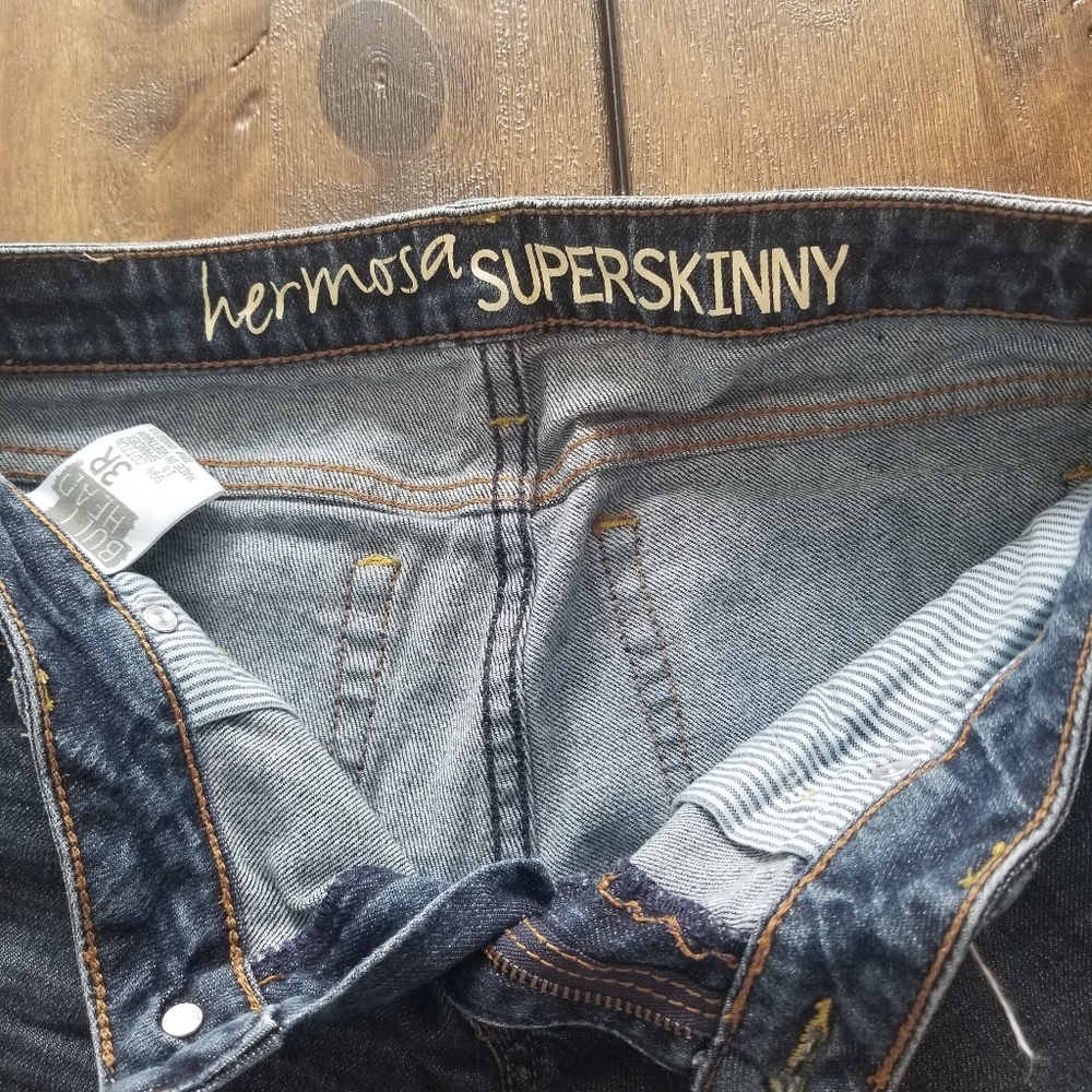 Bullhead hermosa super skinny blue Jeans 3R - Picture 6 of 7
